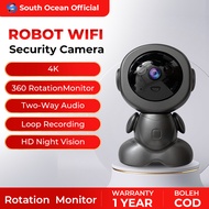 South Ocean V380 Pro 4K CCTV Intelligent Robot Wireless WiFi Remote Two-Way Voice Monitor Intercom I
