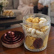 Sultan Motif Glass Jar / 800ml Eid Glass Jar