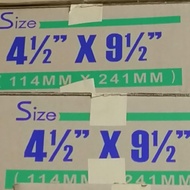 Envelope white 4.5"x9.5" without window 500pcs per box