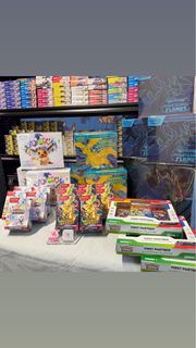 Pokémon 美版版 PTCG 原盒 原膜 禮盒booster bundle ETB UPC Pokemon Card
