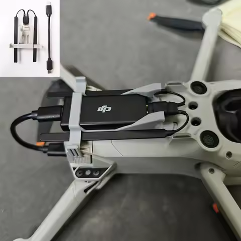 Fixed Bracket for DJI Cellular 4G Module Signal Booster Antenna Data Cable with Landing Gear Effect 