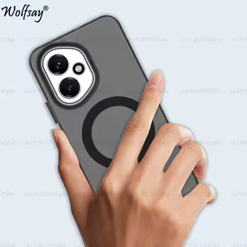 Transparent Case For Honor 400 Case For Honor 400 Pro Global Magnetic Adsorption Wireless Charge Bac