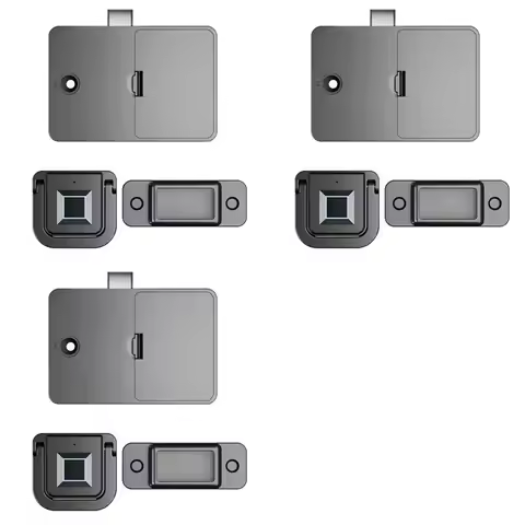 -[A51I Digital]3X Smart Drawer Fingerprint Lock Fingerprint Lock Home Locker Lock Office Furniture E