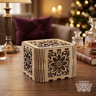 Multipurpose Aesthetic Wooden Room Freshener Container - Deodorizer Container - Room Freshener Conta