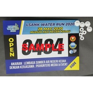 Bib ( Running bib Number with 4 bib button )
