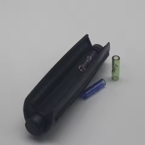 110mm Cigarette Rolling Machine with 1pcs Cigarette Glass Crutch Tips for DIY Rolling Paper Wrapping