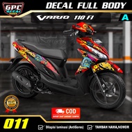 Decal Sticker FullBody Vario 110 FI Decal Sticker Variation list Motor Vario - Design Z0MBIE GPC 011