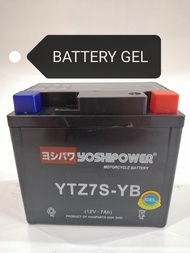 RS150 v1 RS150 v2 BATTERY YTZ7S MAINTENANCE FREE BATERI MOTORSIKAL BATTERY GEL BATERI YTZ7S GEL BATT