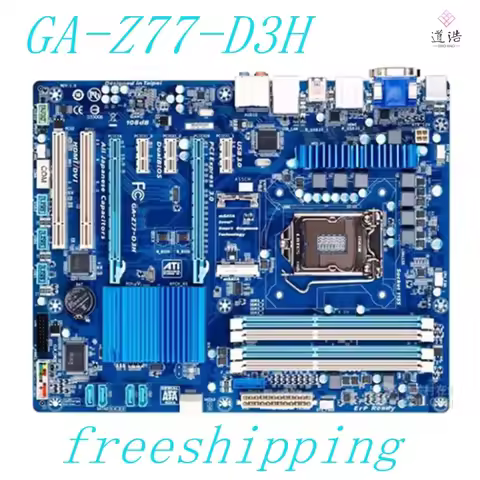 For Gigabyte GA-Z77-D3H Motherboard 32GB LGA 1155 DDR3 ATX Z77 Mainboard 100% Tested Fully Work