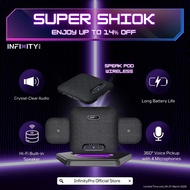 InfinityPro Speak POD Wireless Speakerphone Kit HiFi Audio Microphone Meeting Room Conference
