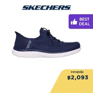 Skechers สเก็ตเชอร์ส รองเท้าผู้หญิง Women Slip-Ins Divinity Shoes - 104421-NVY Air-Cooled Memory Foa