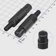 [2 Pieces]- Mini DIN Female 7-Pin Smart Component Wire Connector