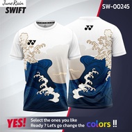 Available-YONEX Jersey Fashion Boutique Sports Baju t shirt lelak Leisure Loose Size Men's T-shirt B