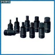 【SHOM】 1/2  Socket Wrench Adapter  Hex Head Socket Ratchet Wrench Adapter 55mm