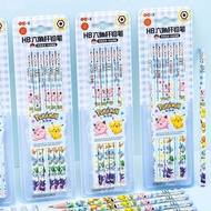 Pokemon Six Angle Rod HB Pencil Yz300070 Cartoon Cute Primary School Student Year 12 Grade Posture P
