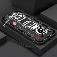 Casing Vivo Y51 2020 Y31 Y51A Y53S 4G Y33 V2036 V2030 V2031 Phone Case Border Print All-Inclusive Le