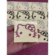 Glitter glitter helo kitty sticker 5465