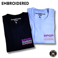 Tshirt Embroidered Kpop Demon Hunters Huntrix Unisex Tees