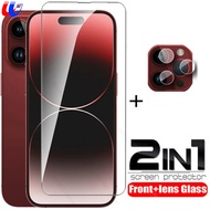 2in1 9H Tempered Glass For iPhone 15 Pro Max Screen Protector iPhone15 Plus iPhone15Pro 15ProMax 15Pro 14 13 12 11 Pro Max 15 14 6 7 8 Plus 13 12 Mini XR XS Max iPhone Se 15 Pro Max 2023 Camera Protective Film