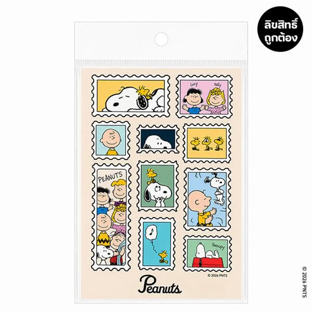PN5-สติกเกอร์ : PEANUTS-5B A6 PP Sticker (PN5B-A6-PP-STK-W10) W10.5xH14.8 cm.