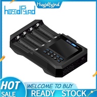 18650 Li-Ion Battery Charger Battery Tester 4-Slot Smart Fast Charging Capacity Tester Supports Blue