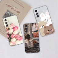Phone Case For Samsung Galaxy M32 M33 M34 4G 5G Shockproof High Quality Clear Protective Silicone So