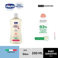 Chicco Baby Moments Massage Oil for Sensitive Skin 200ml/Massage Oil Baby/Massage Oil Baby/Baby Oil/