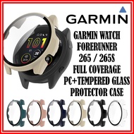 Garmin Forerunner 265/265s Case Garmin Watch Forerunner 265s Full Coverage Protection Cover Temepere