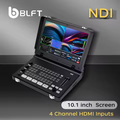 Audio and Video Mixer Usb3.0 Video Live Streaming Multi-Format 4 Channel Video Mixer Switcher Mixing