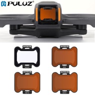 PULUZ ตัวกรองเลนส์กล้องถ่ายรูปสำหรับ DJI Avata 2 Sunnylife ตัวกรอง: 4 In 1 MCUV ND8/16/32 (ขาตั้งกล้