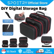 【SPOETRY】DIY Digital Storage Bag Waterproof Carrying Storage Bag Waterproof Organizer for Drones Dig