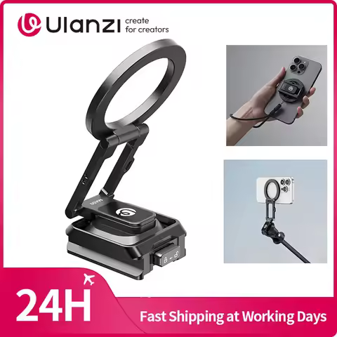 Ulanzi MA50 Uka Magetic Phone Holder Phone Mount for iPhone 16 15 14 13 for 1/4'' Tripod Magic Arm U