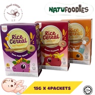 Happiemama Baby Rice Cereal 6 months above/15g x 4 packets