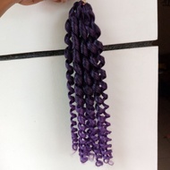 Full Curly Embroidery Hair Extensions, 12 strands.