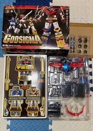 中古 日版 2011年初版   Bandai Soul of Chogokin   超合金魂GX-60 宇宙大帝  Godsigma gx60  日本中古店購入，只作收藏，主體超95%新！ 盒殘！！欠