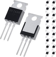 20 Pcs IRFZ44N Transistor 3Pin in-line 55V 49A N-Channel Rectifier Power MOSFET Transistor Set Elect
