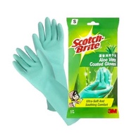 3m Scotch Brite Aloe Vera Gloves Hand Gloves Dish Wash Household Cleaning Chores Kitchen Bowl Washin