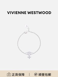 Vivienne Westwood Olympia女士手鏈銀色時尚百搭[平行進口]