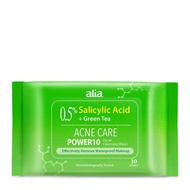 ALIA Salicylic Acid Purifying Tea Tree Makeup Remover Cleansing Wipes 30s