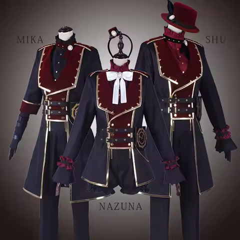 Anime Ensemble Stars Valkyrie Nito Nazuna/Itsuki Shuu/MIKA Theatre Fashion Elegant Uniform Cosplay C
