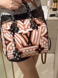 LV Speedy25限量塗鴉三用包