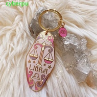 CYBERPULSE 12 Constellation Keychain, Capricorn Lion Constellation Metal Pendant, Fashion Ornaments 