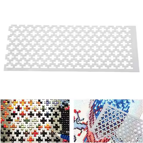 5D DIY Diamond Painting Ruler Square 699 Holes Stainless Steel Diamond Mesh Ruler Diamond Painting D