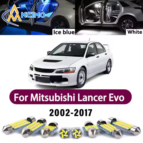 Energy Saving & Safer LED Interior For Mitsubishi Lancer Evo Evolution 7 8 9 10 VII VIII IX X 2002-2