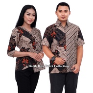 BB Batik couple Set PRIA KEMEJA Couple Batik Tops For Women Mamud Pamud Batik Shirt Men