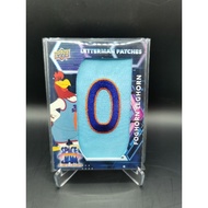 NBA CARD UPPER DECK SPACE JAM A NEW LEGACY LETTERMAN PATCHES FOGHORN LEGHORN