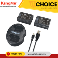 Kingma NP-FZ100 Battery Pack and Dual USB Charger for Sony A7 III A7R III A9 Digital Cameras