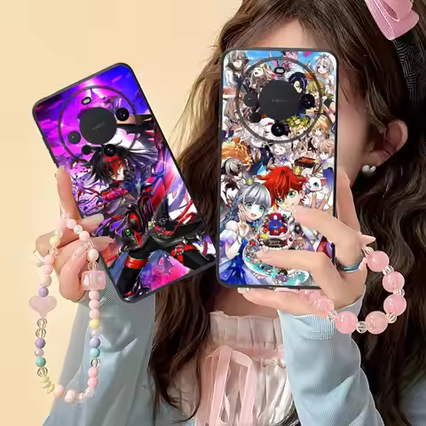 Shironeko Project Matte TPU Mobile Phone Case for Huawei Mate 60 50 40 30 20 10 Pro Plus Lite E 5G C