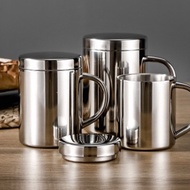 Stainless Steel Mug Double Layer 304 Cup 304 304 304 304 Cup~