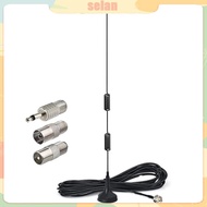 SEL 50 ohm AM FM Antenna Stereo Receiver Home Theater Receiver Tuner Magnetic Base FM Radio Antenna for Indoor  Video